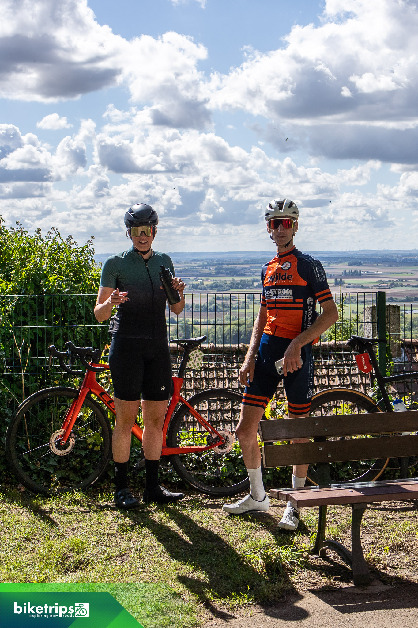 Fietsers op de Casselberg